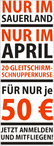 April-Aktion im Sauerland
