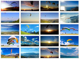 Desktop Hintergrund Sammlung Wallpaper Collection Paragliding